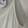 top Bnwt white chiffon wrap effect front size xl Image 3