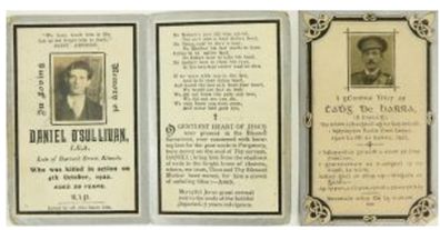 Cork IRA Memorial Card