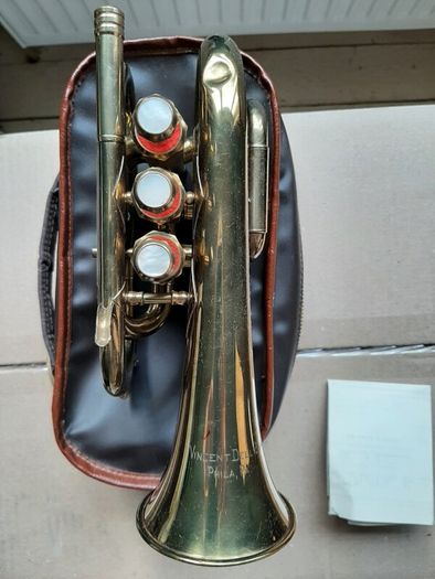 Vintage Kuhnl and Hoyer Pocket Trumpet - made in Germany