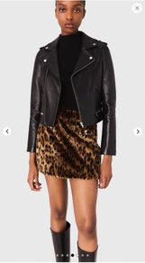 Make Basalt leather biker jacket