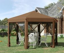 Popup Hexagonal Gazebo 3.2m