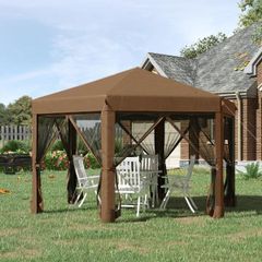 Pop-Up Hexagonal Gazebo 3.2m