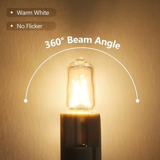 FREE P&P G9 Halogen Bulbs 12 Pack, Premium G9 40W Light Bulbs, Dimmable 230V 2700K Warm White G9 Bulb for Table Lamps, Cabinet Light, Oven, G9 Capsule Bulbs for Lamps