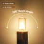 FREE P&P G9 Halogen Bulbs 12 Pack, Premium G9 40W Light Bulbs, Dimmable 230V 2700K Warm White G9 Bulb for Table Lamps, Cabinet Light, Oven, G9 Capsule Bulbs for Lamps Image 5