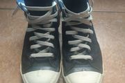 Diesel Denim High-Top Sneakers