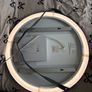 60cm Round LED Bathroom Mirror, Demister, Warm & Cool Light Image 4