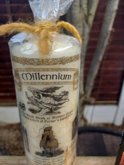 Millennium Candles, Coins,Bottles,Books,50p,