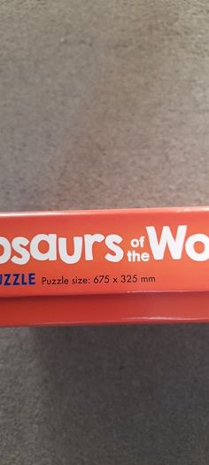 Dinosaur jigsaw and book