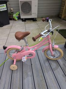 Bobbin Children's Bicycle 12" Wheel -Pink