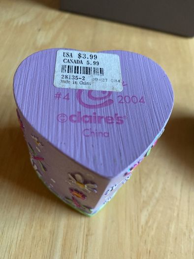 Trinket box -  Claire's