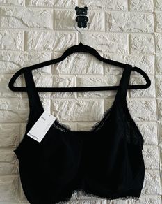 Brand New M&S Black Bralette Size 22