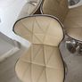 6 Cream bar stool chairs Image 2