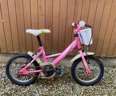 Free pink girls bicycle 16-inch wheels