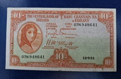 Ireland 1951 Lady Lavery 10/ Shillings
