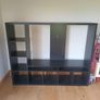 Walnut Effect Ikea Entertainment Unit Image 2