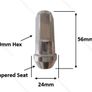 20 x New Extended Wheel Nuts Fit Ford Transit Custom (CE20) Delivery Image 2