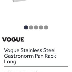 Gastronorm stainless steel pan rack