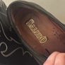 Men's black leather pointed formal shoes Image 3