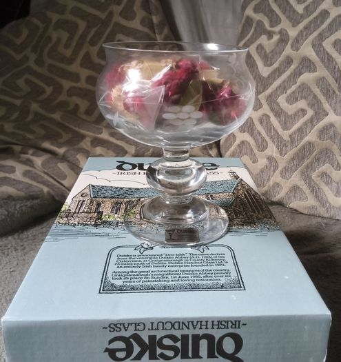 vintage boxed duiske potpourri bowl