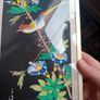 A Pair of mid century painted silk panels Image 5