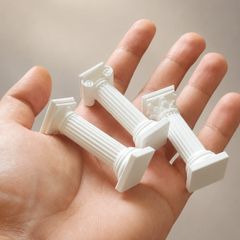 Set of 3 Miniature Greek Columns 3D Printed Decor