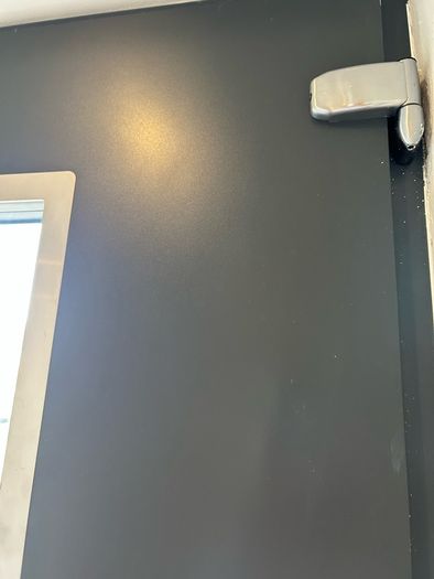 front door frame &  glass panel