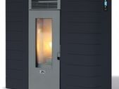 Iris Black 16 kW Pellet Boiler Stove