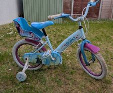 Bike 16 Inch Frozen with Doll Carrier