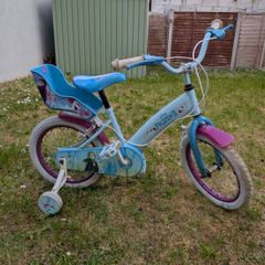 Bike 16 Inch Frozen with Doll Carrier
