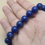 Top Quality Lapis Lazuli Gemstones Beads Bracelet Image 5