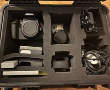 Canon EOS T4i / 650D DSLR Camera Body + 2 Batteries, Charger, Pelican Case & Accessories