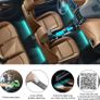 Car LED Strip Light, 48 LED Multicolor Car Atmosphere Lighting, with APP Control & Lights Dance with Music, Car Cigarette Lighter Included Image 2