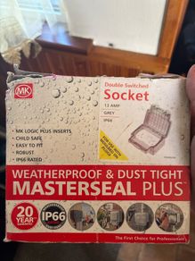 MK Masterseal Plus Outdoor Socket IP66 (Double, Waterproof)