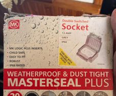 MK Masterseal Plus Outdoor Socket IP66 (Double, Waterproof)