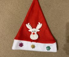 Christmas kids hat