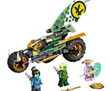 Lego Ninjago 71745: Lloyd's Jungle Chopper Bike (2021) 100% Complete (NO BOX)