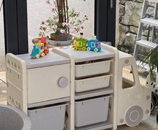 Toy storage for nursery or playroom