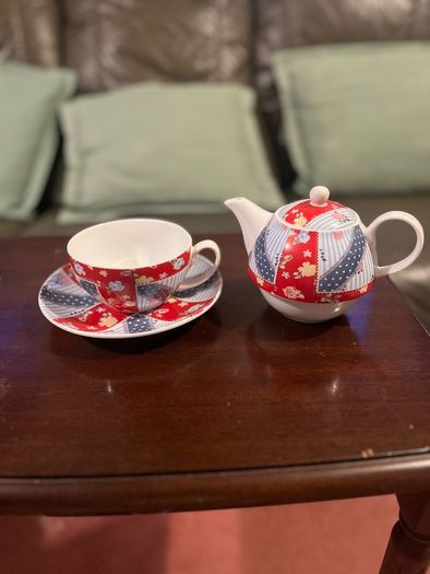 mug and teapot set
