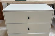 Stunning Sturdy 3 Drawer Grey Chest Of Drawers - Cabinet - Can Deliver