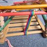 baby wooden swing Image 2