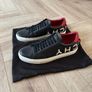 Givenchy black, white and red Urban Street logo leather sneakers Image 3