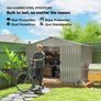 9 x 6ft Metal Garden Storage Shed Image 6