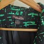 Trashy Diva by Candice Gwinn Vintage Style Green & Black Midi Dress Image 3