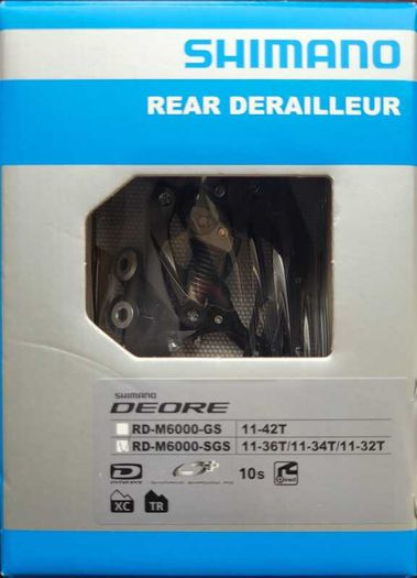NEW Shimano RD-M6000 Deore 10s Shadow+ Rear Derailleur SGS