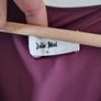 Jolie Moi Burgundy Red Wrap Bodice Super Smooth Jersey Maxi Dress Image 3