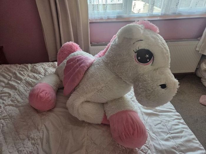 Big Unicorn teddy & Mickey Mouse