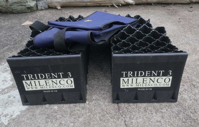 Milenco Trident 3 Heavy Duty Motorhome Levelling Ramps + Carry Bag