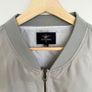 ASSTSERIES Mens 3XL Grey Nylon Bomber Jacket Image 2