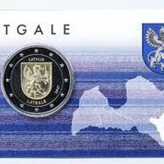 Latvia 2 Euro Commemorative Coin 2017 - Latgale. Coincard. BU