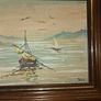 Vintage Maritime Oil Painting - Signed Image 3